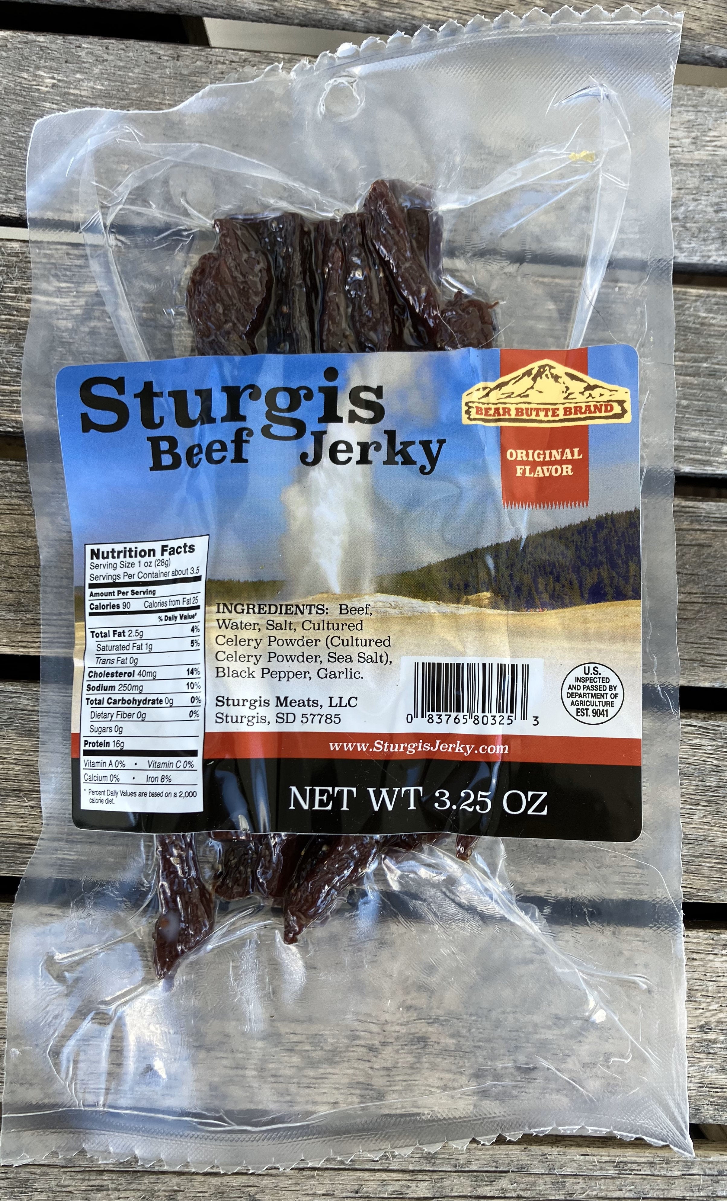 Original Flavor Special Yellowstone Edition 3.25 oz Sturgis Meats